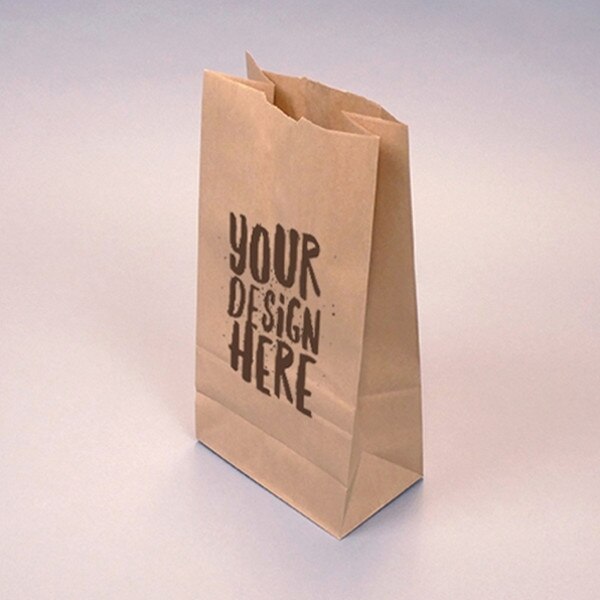 Custom-Printed Natural Kraft 12-lb